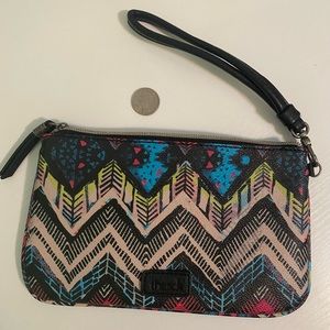 The sak multicolored wristlet